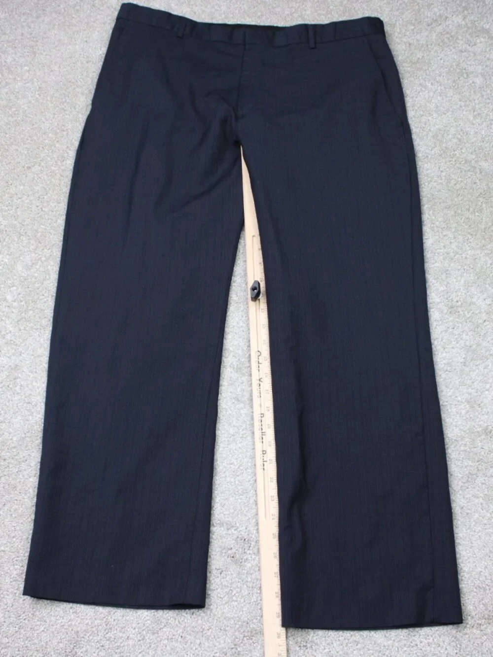 Banana Republic Pants Mens 38x30 Navy Blue Classic Fit 100% Wool Polyester Lined